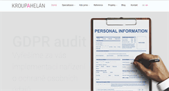 Desktop Screenshot of kroupahelan.cz