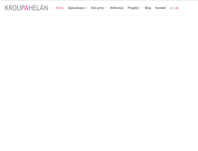 Tablet Screenshot of kroupahelan.cz